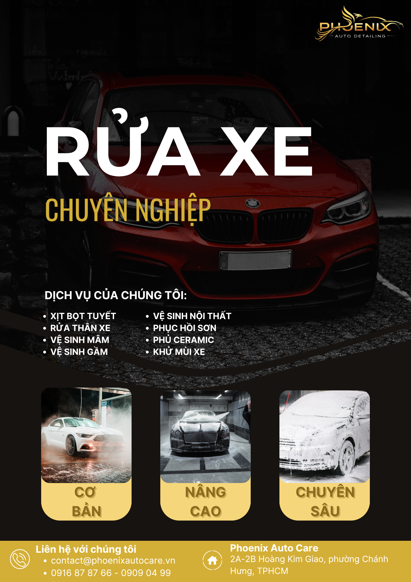 card rửa xe
